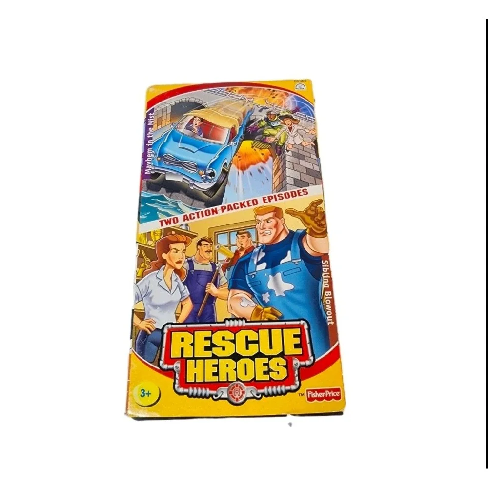 Fisher Price Rescue Heroes Mayhem in the Mist Sibling Blowout VHS Video